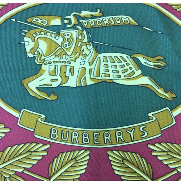 BURBERRY Medal Motif Multicolor  Silk Scarf  #1257628 - Picture 6 of 7